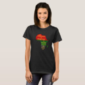 黒人科学者+発明家 アメリカの衣類 Tシャツ (正面フル)