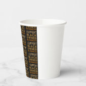 黒人経営の事業を支える 紙コップ (左)