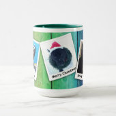 黒人羊飼い子犬の冬の休日， ZKA マグカップ (中央)