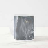 黒人羊飼い フロストグラスマグカップ (正面左)