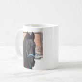 黒人美しい コーヒーマグカップ (正面左)