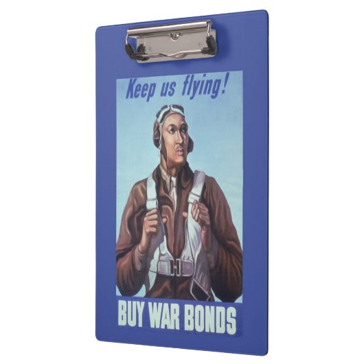 黒人飛行士:米国第2次世界大戦軍隊戦闘サービス クリップボード (左)