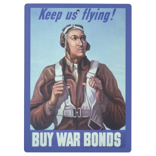 黒人飛行士:米国第2次世界大戦軍隊戦闘サービス クリップボード (裏面)