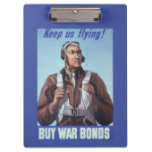 黒人飛行士:米国第2次世界大戦軍隊戦闘サービス クリップボード (正面)