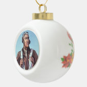 黒人飛行士:米国第2次世界大戦軍隊戦闘サービス セラミックボールオーナメント (右)