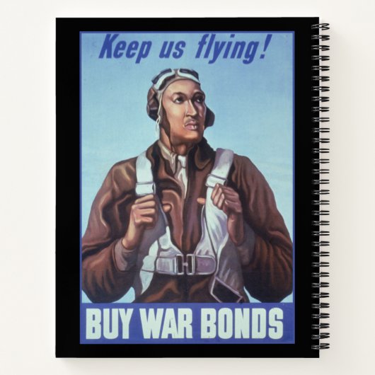 黒人飛行士:米国第2次世界大戦軍隊戦闘サービス ノートブック (裏面)