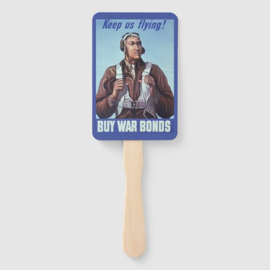 黒人飛行士：米国第2次世界大戦軍隊戦闘サービス ハンドファン (裏面)