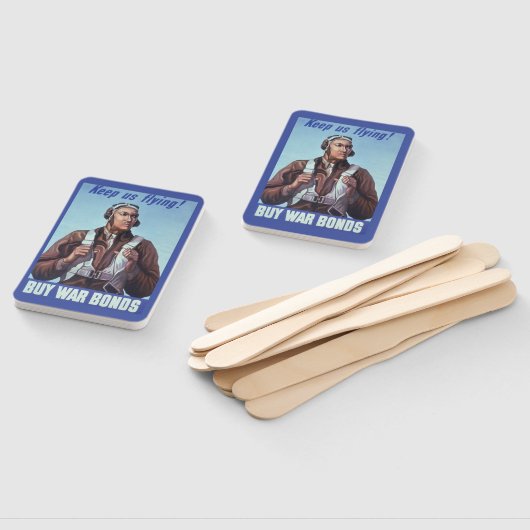 黒人飛行士：米国第2次世界大戦軍隊戦闘サービス ハンドファン (組立なし)