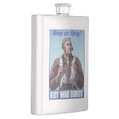 黒人飛行士：米国第2次世界大戦軍隊戦闘サービス フラスク (右)