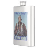 黒人飛行士：米国第2次世界大戦軍隊戦闘サービス フラスク (左)