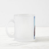 黒人飛行士:米国第2次世界大戦軍隊戦闘サービス フロストグラスマグカップ (左)