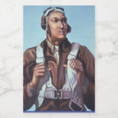 黒人飛行士：米国第2次世界大戦軍隊戦闘サービス フードラベル (シングルラベル)