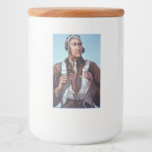 黒人飛行士：米国第2次世界大戦軍隊戦闘サービス フードラベル (正面)