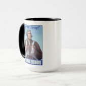 黒人飛行士：米国第2次世界大戦軍隊戦闘サービス マグカップ (正面左)