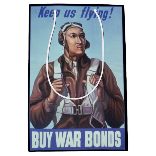 黒人飛行士：米国第2次世界大戦軍隊戦闘サービス ミディアムペーパーバッグ (正面)