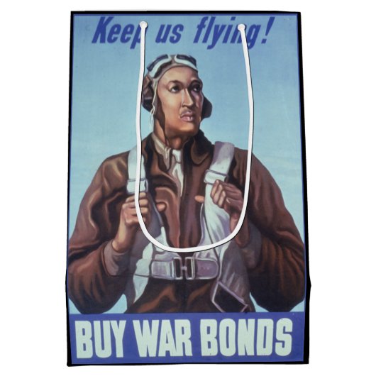 黒人飛行士:米国第2次世界大戦軍隊戦闘サービス ミディアムペーパーバッグ (裏面)