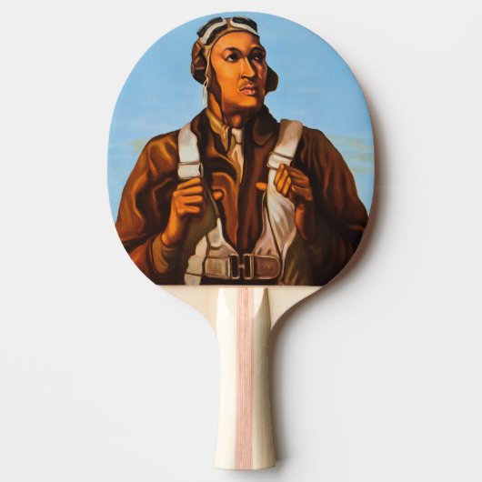 黒人飛行士:米国第2次世界大戦軍隊戦闘サービス 卓球ラケット (正面)