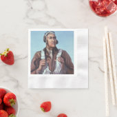 黒人飛行士：米国第2次世界大戦軍隊戦闘サービス 縁ありカクテルナプキン (インサイチュ)