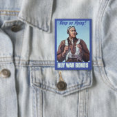 黒人飛行士：米国第2次世界大戦軍隊戦闘サービス 缶バッジ (インサイチュ)