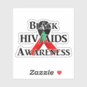 黒人HIV/AIDS啓発デー シール (シート)