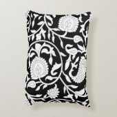 黒伝統的とwhのインディアンペイズリーパターン アクセントクッション (裏面(縦))