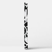 黒伝統的とwhのインディアンペイズリーパターン Case-Mate iPhoneケース (裏面 / 左)