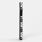 黒伝統的ダマスク Case-Mate iPhoneケース (裏面/右)