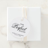 黒伝統的白エレガフォーマルントウェディング フェイバータグ (インサイチュ)