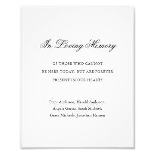 黒伝統的白エレガフォーマルントウェディング フォトプリント           