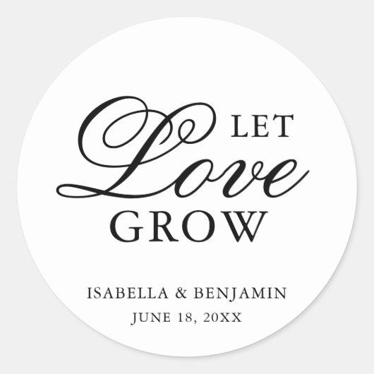 黒伝統的白エレガフォーマルントウェディング ラウンドシール (正面)