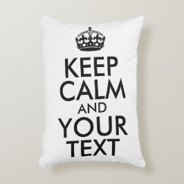 黒保いCalmとYour Text アクセントクッション