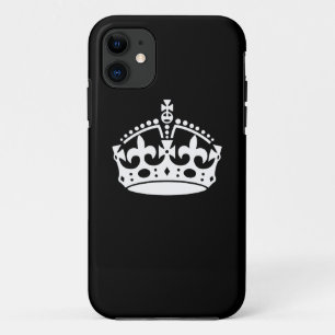 黒保の冠を落ち着けて! iPhone 11 ケース