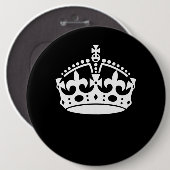 黒保のCALM CROWNアイコンカスタマイズ 缶バッジ (正面&裏面)