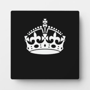 黒保のCALM CROWN記号 フォトプラーク