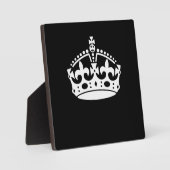 黒保のCALM CROWN記号 フォトプラーク (正面)