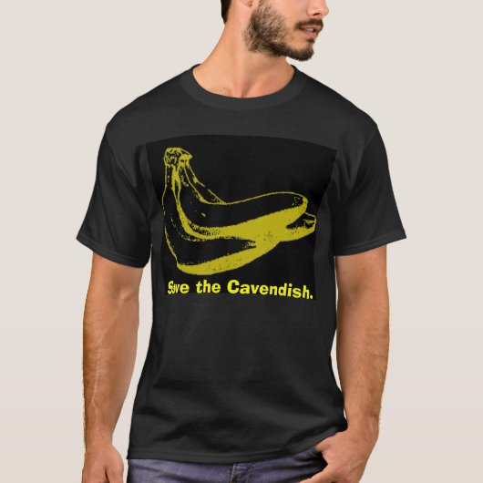 黒保存Cavendish Tシャツ (正面)