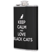 黒保猫を愛する フラスク (左)