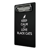 黒保猫を愛する ミニクリップボード (アングル2)