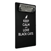 黒保猫を愛する ミニクリップボード (アングル)