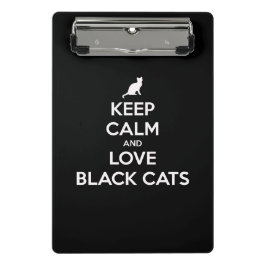 黒保猫を愛する ミニクリップボード