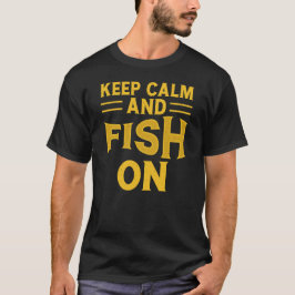 黒保Tシャおもしろいツで落ち着いて魚 Tシャツ