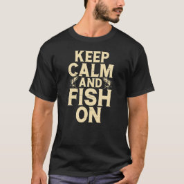 黒保Tシャおもしろいツで落ち着いて魚 Tシャツ