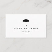 黒傘名刺 名刺 (正面)