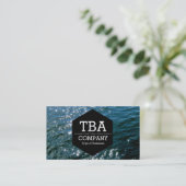 黒六角 – 太陽オン水 名刺 (スタンド正面)