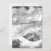 黒写真モノグラムのコラージュおめでとう卒業 案内状 (裏面)