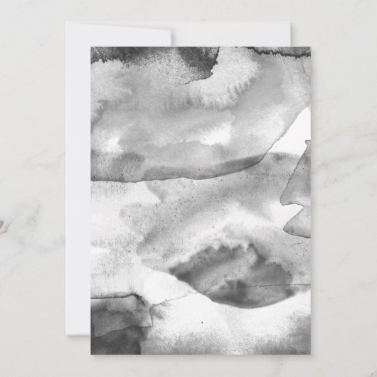 黒写真モノグラムのコラージュおめでとう卒業 案内状 (裏面)