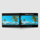 黒写真ヨットボート ゲストブック (全面)