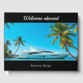 黒写真ヨットボート ゲストブック (正面)