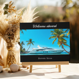 黒写真ヨットボート ゲストブック