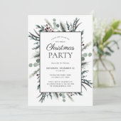 黒冬素朴植物性クリスマスパーティー 招待状 (スタンド正面)